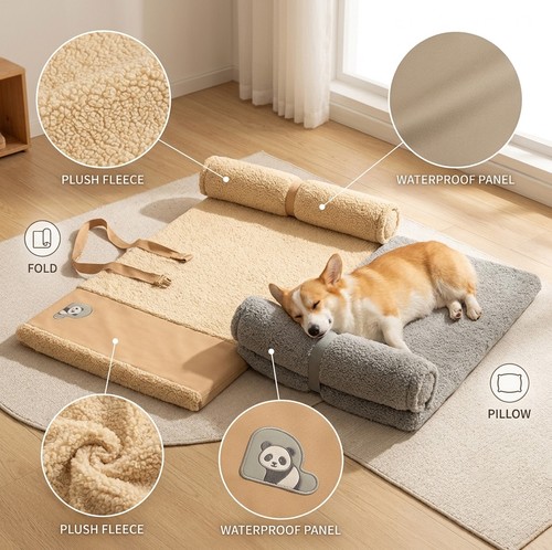 Calming dog bed large - dog,