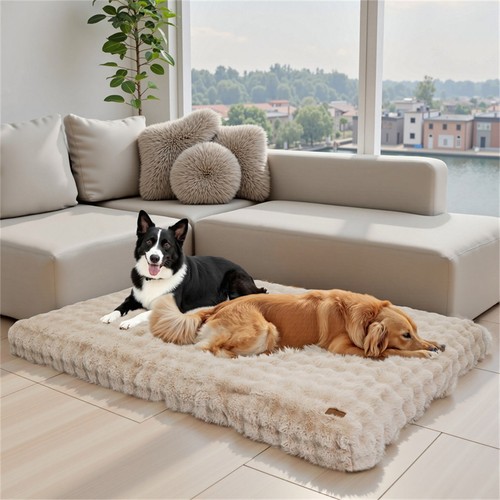 Washable plush dog - plush, mat